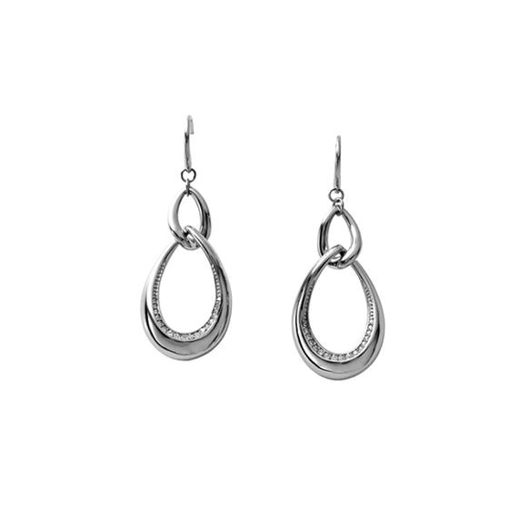 Cercei Fossil Classic JF00160040, Argintiu