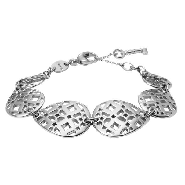 Bratara Fossil Vintage Iconic JF00422040, Argintiu