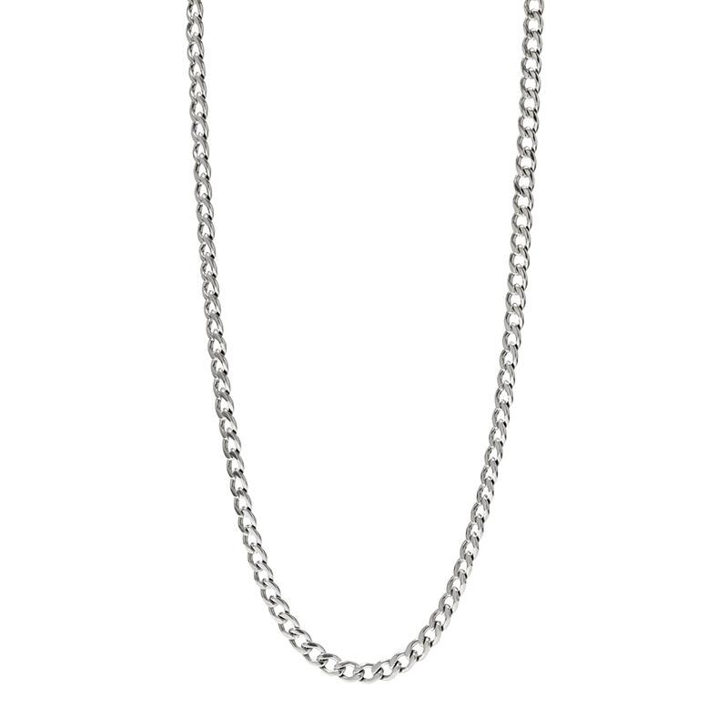 Colier Fossil Charms JF00751040, Argintiu