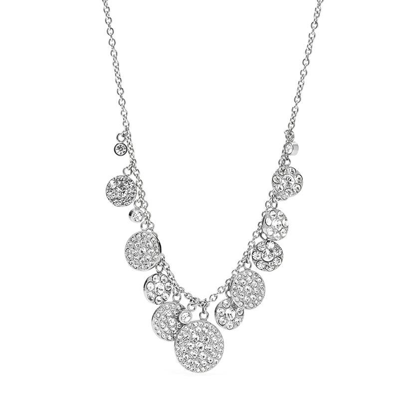 Colier Fossil Vintage Glitz JF00849040, Argintiu