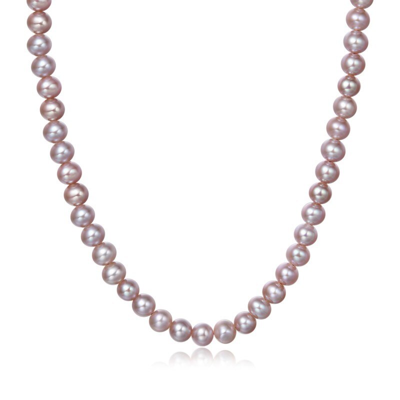 Colier cu Snur Roz Perle Cultura PS171266N-NP-SSA