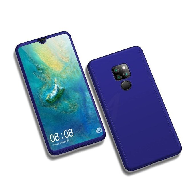 Husa Huawei Mate 20 Pro Flippy Full Cover 360 Albastru + Folie de protectie