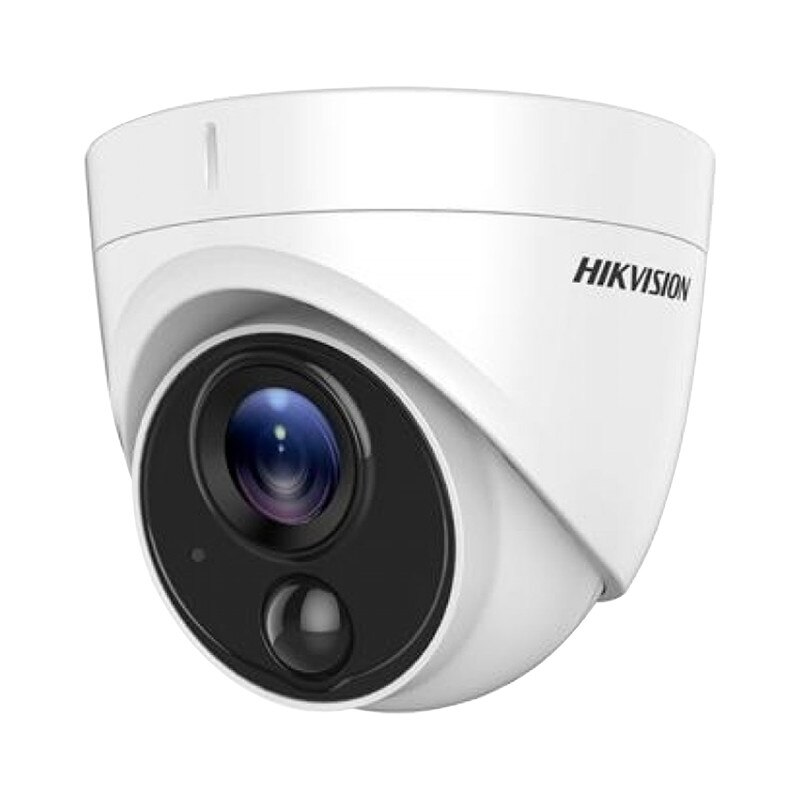Camera 2MP - Hikvision, lentila 2.8mm, PIR integrat si Alarma vizuala cu lumina alba