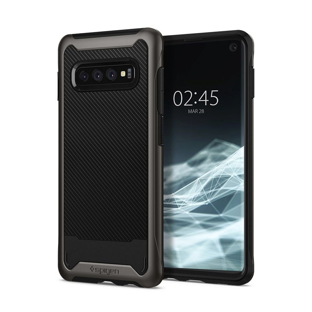 Husa Antisoc Spigen Hybrid NX pentru Samsung Galaxy S10e (SM-G970), Negru&Gri