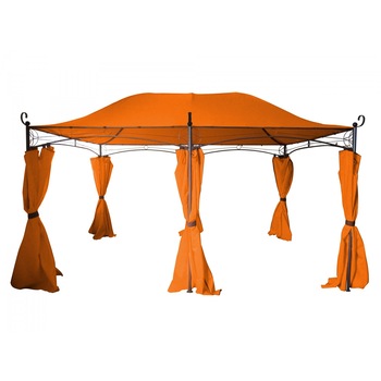 Pavilion Gradina IDL® PROVENCE Festival, 3 x 4 x 2.7m, Cadru Metalic+Poliester, Forma DREPTUNGHIULARA, Culoarea portocalie va da o nota de prospetime si veselie gradinii dumneavoastra, contrastand intr-un mod elegant cu verdeata naturii Pavilion Gradina IDL® PROVENCE Festival, 3 x 4 x 2.7m, Cadru Metalic+Poliester, Forma DREPTUNGHIULARA, Culoarea portocalie va da o nota de prospetime si veselie gradinii dumneavoastra, contrastand intr-un mod elegant cu verdeata naturii