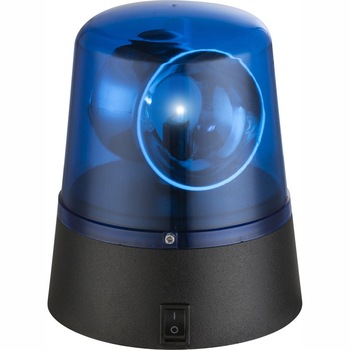 Lampa LED efect girofar, Globo Lighting, putere 0.06W, 11 cm, portabila, ABS albastru Lampa LED efect girofar, Globo Lighting, putere 0.06W, 11 cm, portabila, ABS albastru