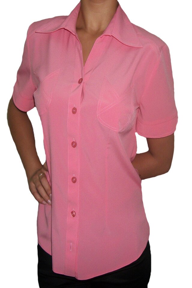 Camasa maneca scurta, clasica, D&J Exclusive, Plamaniu