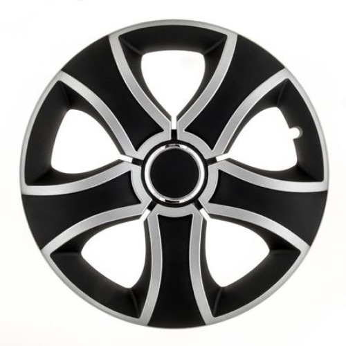 Set 4 capace ART 16 inch, Grafit Bis II cu inel cromat din material ABS durabil cu standarde de calitate