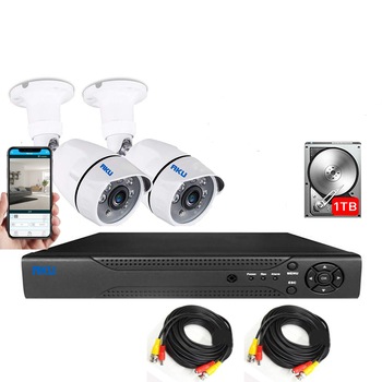 Kit supraveghere video AKU 2 camere SUPER CLEAR AHD + HDD 1TB + DVR 4 canale FULL HD 1080N H264, interior exterior carcase metalice cu infrarosu, iesire internet cu vizualizare pe telefon mobil tableta desktop Kit supraveghere video AKU 2 camere SUPER CLEAR AHD + HDD 1TB + DVR 4 canale FULL HD 1080N H264, interior exterior carcase metalice cu infrarosu, iesire internet cu vizualizare pe telefon mobil tableta desktop