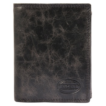 Portofel barbati , AKZENT, Business Wallet , stil englezesc, vertical, piele groasa vintage, negru marmorat - 3000108-003 Portofel barbati , AKZENT, Business Wallet , stil englezesc, vertical, piele groasa vintage, negru marmorat - 3000108-003