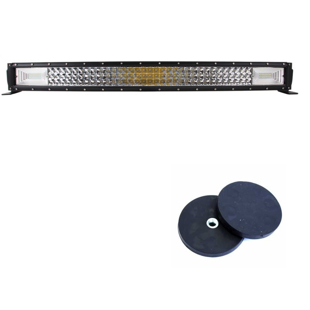 Pachet Led Bar 405w Curbat , 40500 LM, 12-24V si Prinderi Magnetice