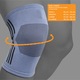 Kedley elasztikus térdrögzítő, térdkörfogat 25-33cm, S méret