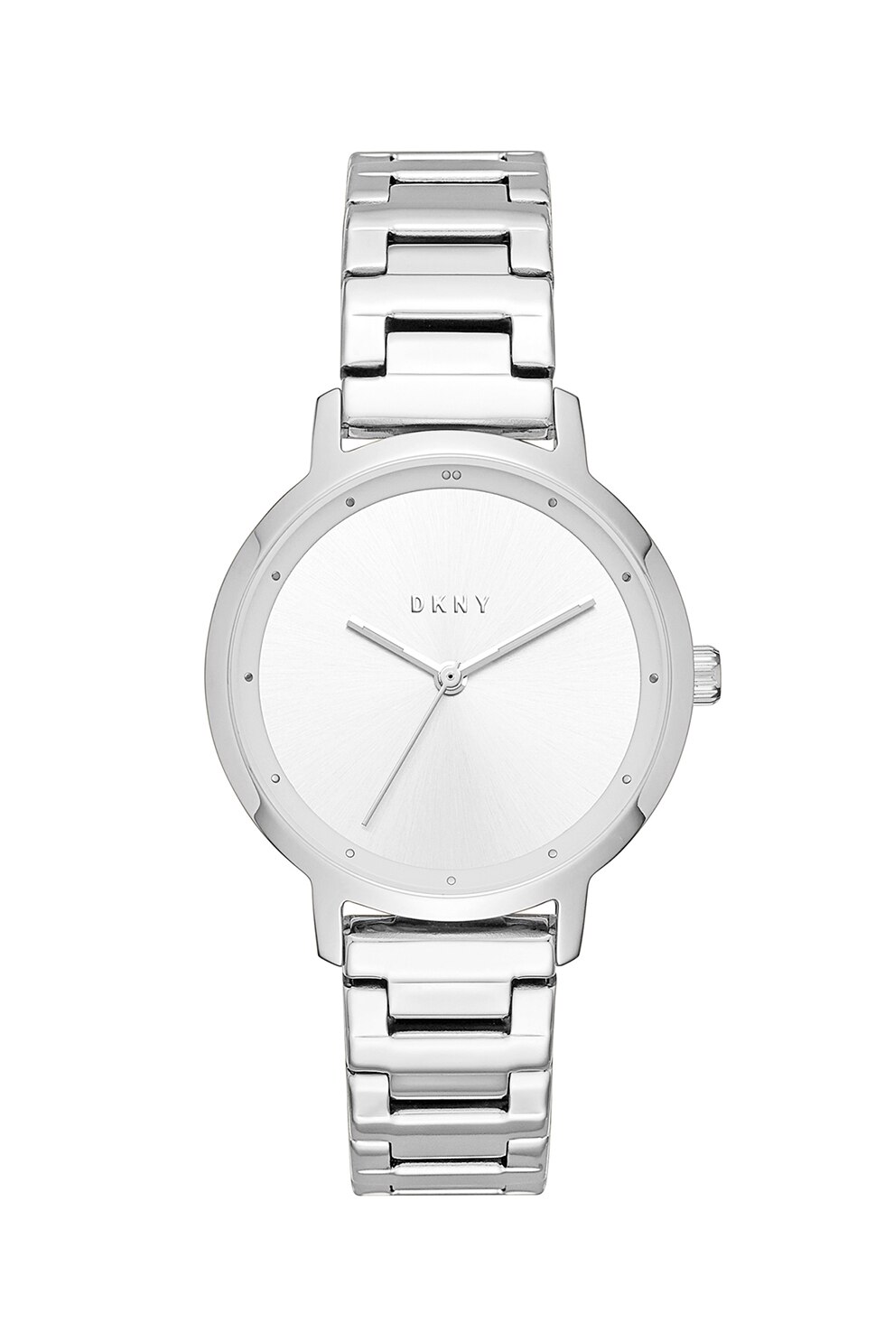 DKNY, Ceas quartz rotund, Argintiu