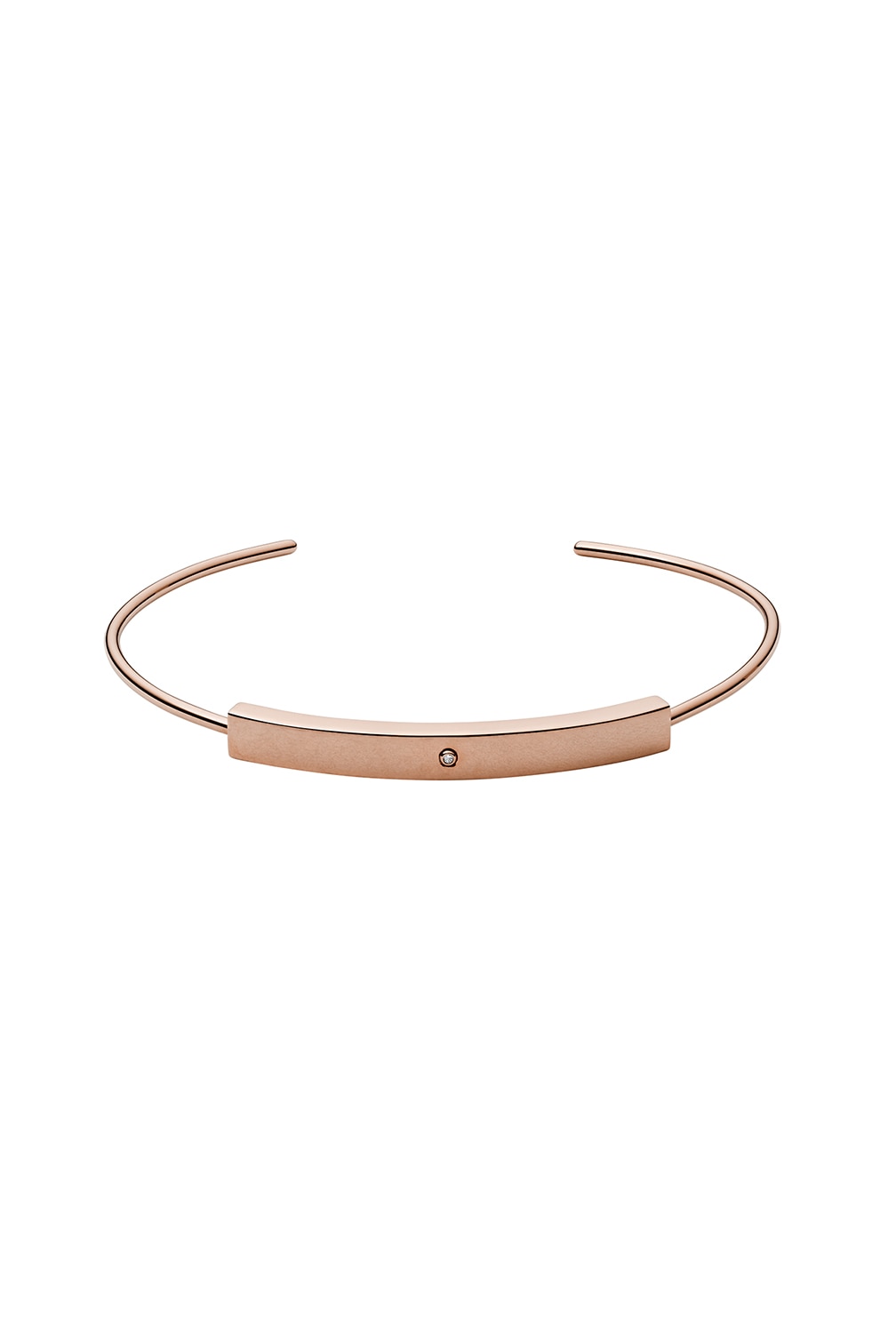 Skagen, Bratara rigida din otel inoxidabil, Auriu rose