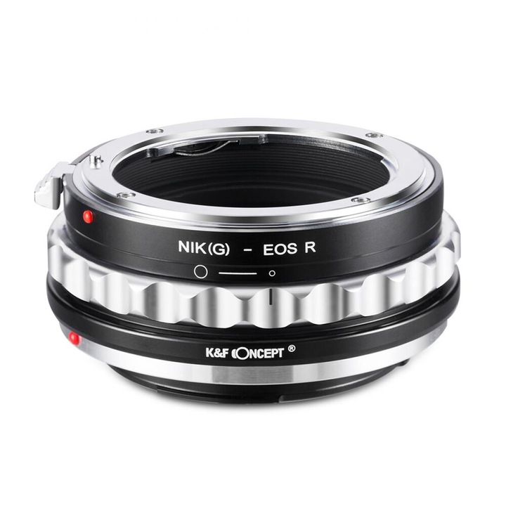 Adaptor montura K&F Concept Nik(G)-EOS R de la Nikon G la Canon EOS R