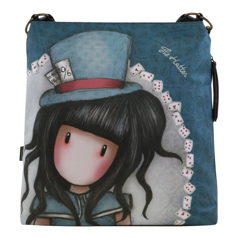 Geanta fashion Gorjuss - The Hatter, 35 x 32 x 10cm