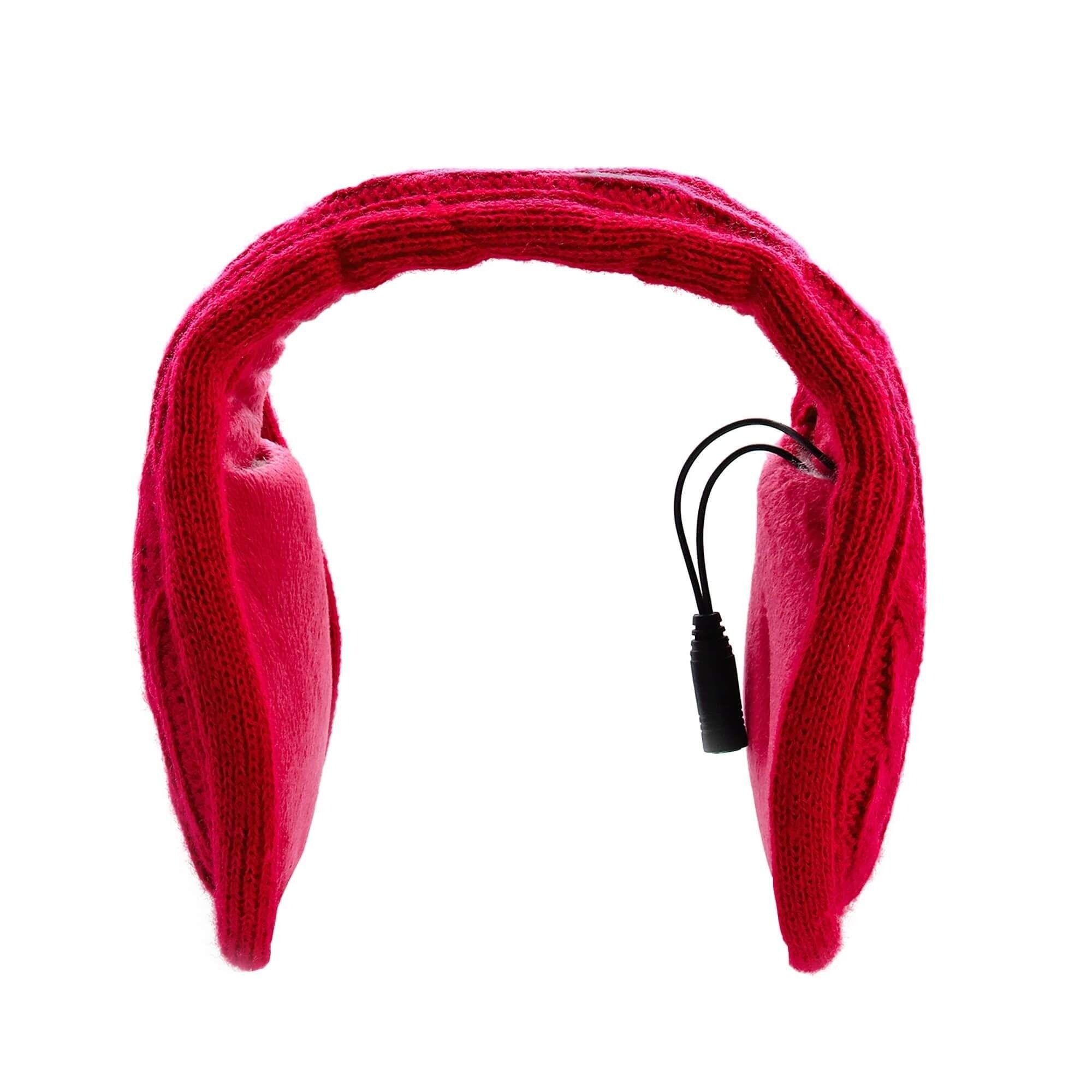 Casti audio cu fir Xenos, Mufa Jack 3.5 mm, Rosu