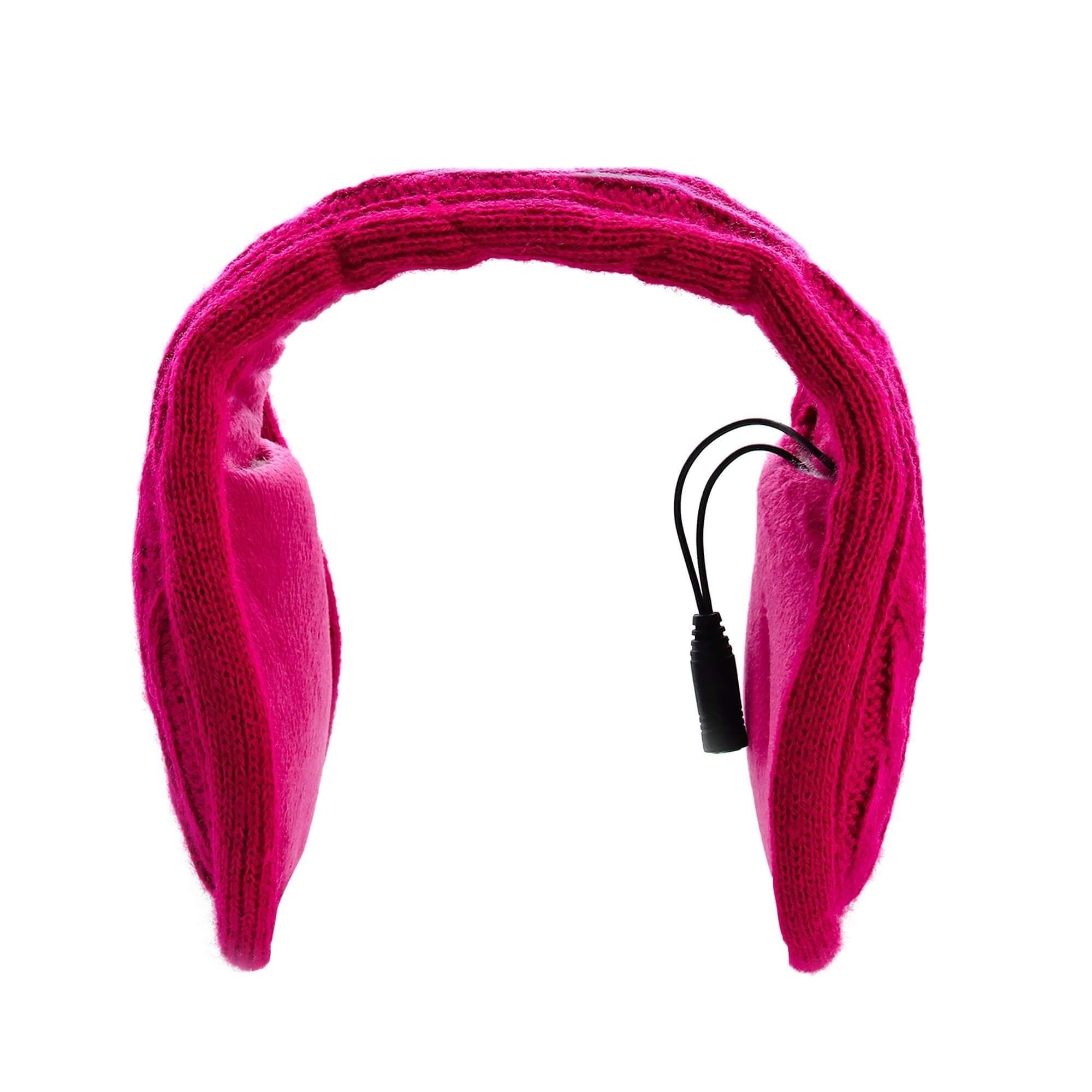 Casti audio cu fir Xenos, Mufa Jack 3.5 mm, Roz