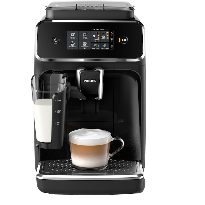 Кафеавтомат Philips EP2231/40, 15 bar, 1500 W, Автоматично капучино, Кана за мляко, Керамичнa мелачкa, Сензорен екран
