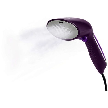 Aparat de calcat vertical cu abur Philips Steam&Go GC363/30, 1300 W, rezervor detasabil 70ml, 24g/min, Violet Aparat de calcat vertical cu abur Philips Steam&Go GC363/30, 1300 W, rezervor detasabil 70ml, 24g/min, Violet