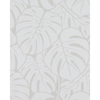 Tapet Frunze Spuma Vinilica Texturat Ella 6761-20 Argintiu/Gri 0.53m X 10m=5mp/Rola Tapet Frunze Spuma Vinilica Texturat Ella 6761-20 Argintiu/Gri 0.53m X 10m=5mp/Rola