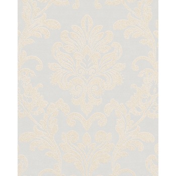 Tapet Classic Spuma Vinilica Cu sclipici Fin Ella 6762-30 Argintiu/Crem 0.53m X 10m=5mp/Rola Tapet Classic Spuma Vinilica Cu sclipici Fin Ella 6762-30 Argintiu/Crem 0.53m X 10m=5mp/Rola