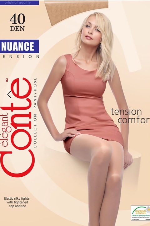 Dresuri CONTE, Nuance, 40 den, Maro bronz