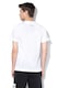 Nike, Памучна тениска Swoosh с лого, Бял, XL