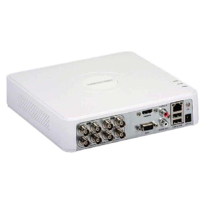 DVR 8 canale video, 4MP - 1 canal audio - Hikvision