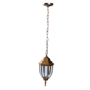Pendul felinar de gradina CORINT, 1xE27, auriu antic Pendul felinar de gradina CORINT, 1xE27, auriu antic