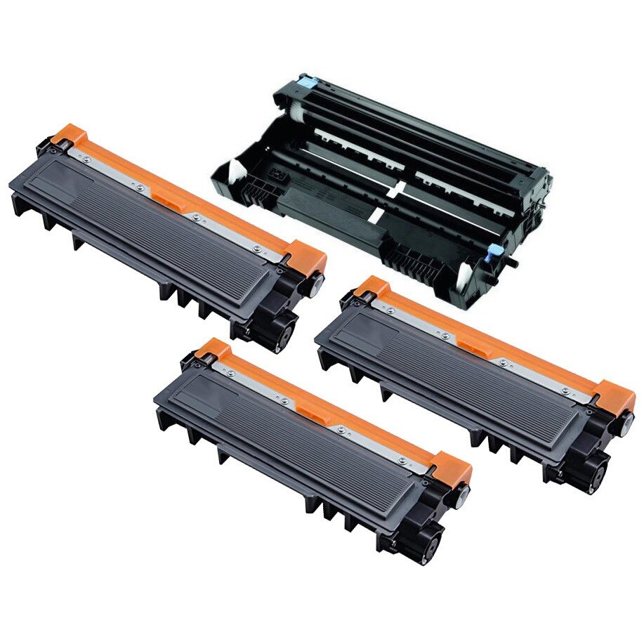 Set 4 Cartuse Unitate Cilindru DR2300 + 3Toner TN2320 19800Pag Compatibile Pentru Brother MFC-L2700 DN / MFC-L2700 DW / MFC-L2700 Series / MFC-L2701 / MFC-L2701 DW / MFC-L2703 DW / MFC-L2720 DW / MFC-L2740 CW