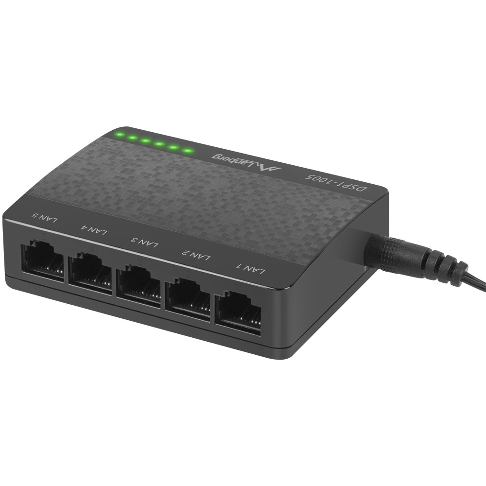 Switch Lanberg 5 porturi 1Gbps (DSP1-1005)