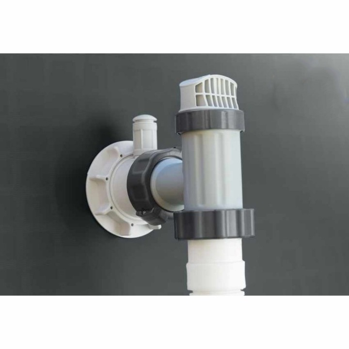 Басейн Intex Ultra XTR Frame 26364NP, Филтрираща помпа, Включени стълба и предпазна рамка, 7.32 м x 3.66 м