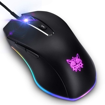 Gaming mouse Onikuma AM-CW60, 8000DPI, 6 taste programabile, negru Gaming mouse Onikuma AM-CW60, 8000DPI, 6 taste programabile, negru