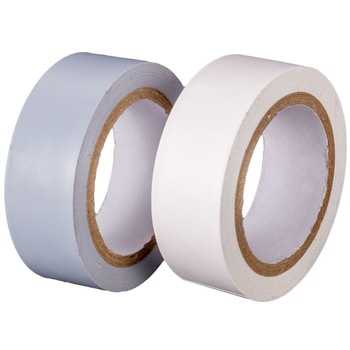 Set, Zola®, 2 benzi, izolatoare gri /alb - 9m x 19mm Set, Zola®, 2 benzi, izolatoare gri /alb - 9m x 19mm