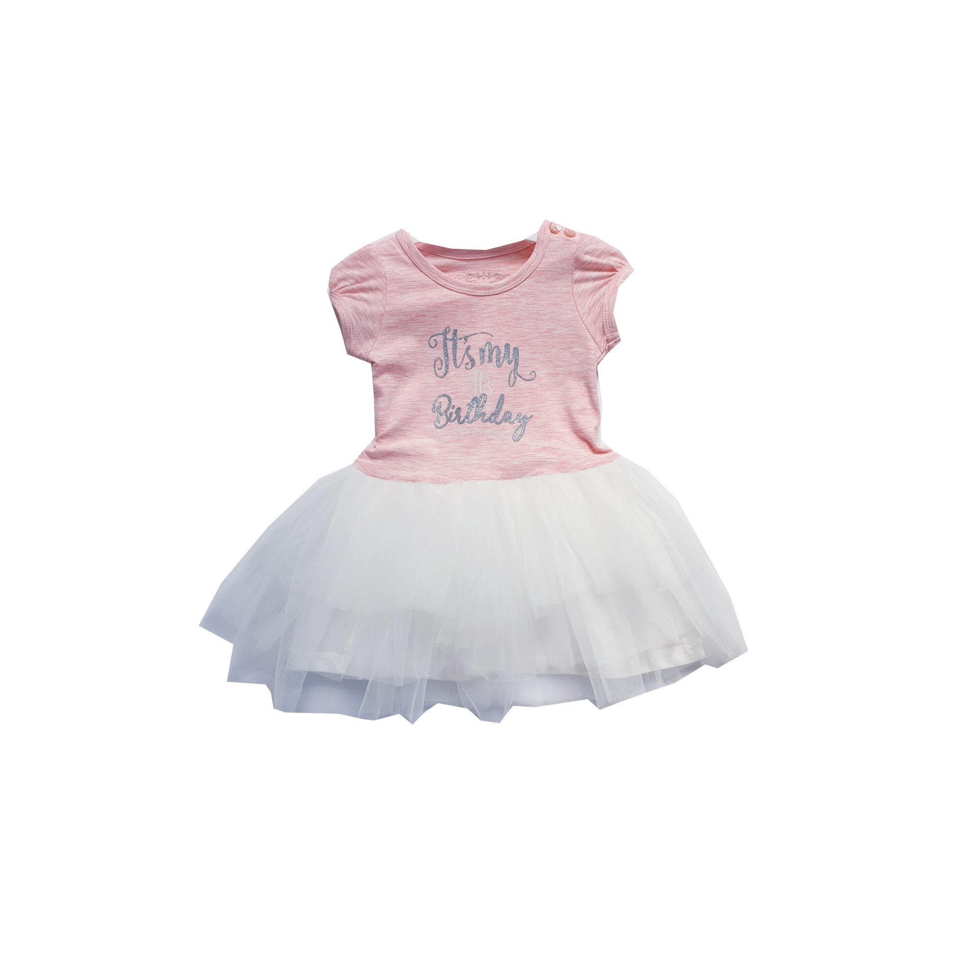 Rochita Breeze, Bebelina, Roz/Alb, 74 CM