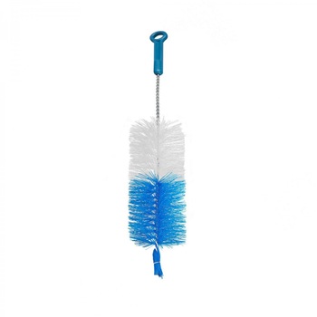 Perie spalat sticle 1/1, cu maner, alb/albastru, 440 x 50 mm Perie spalat sticle 1/1, cu maner, alb/albastru, 440 x 50 mm