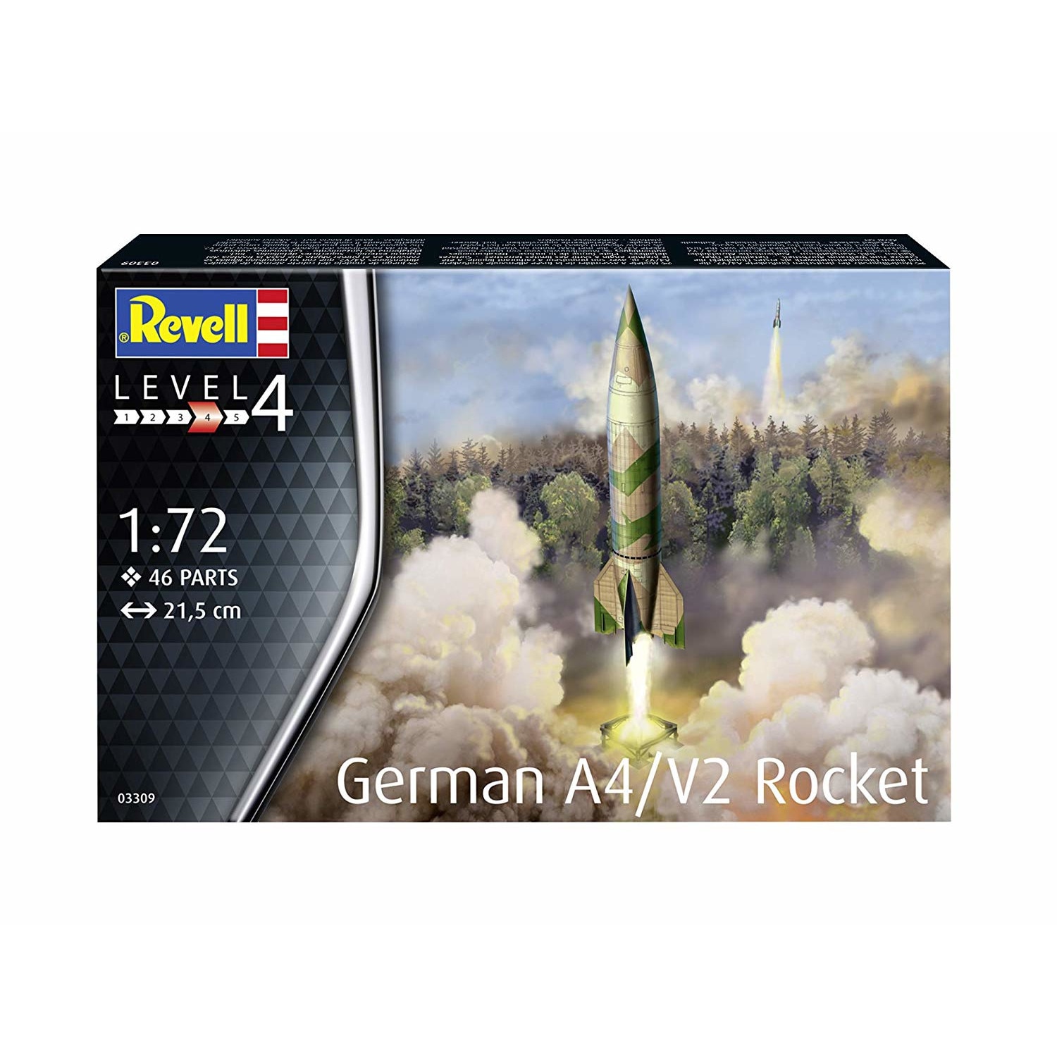 Revell Kit 1:72-03309 Nuovo German A4/V2 Missile Tedesco V2 WWII 