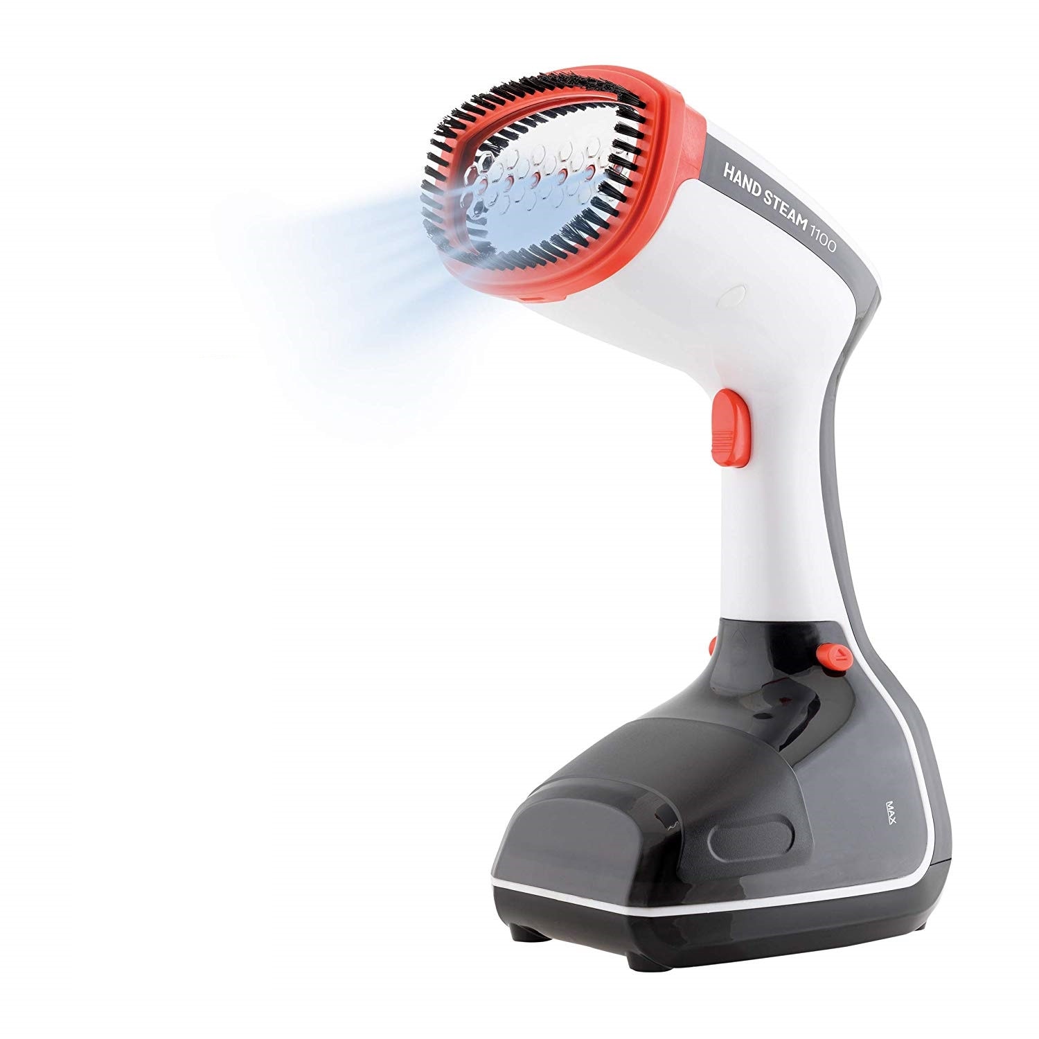 Aparat de calcat vertical cu aburi Daga Di4 Hand Steam, 1100 W, 0,325 l, 25g/min, autonomie 20 minute.Alb/Negru