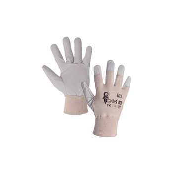 Manusa din piele de capra cu manseta tricotata Tale, marimea M Manusa din piele de capra cu manseta tricotata Tale, marimea M