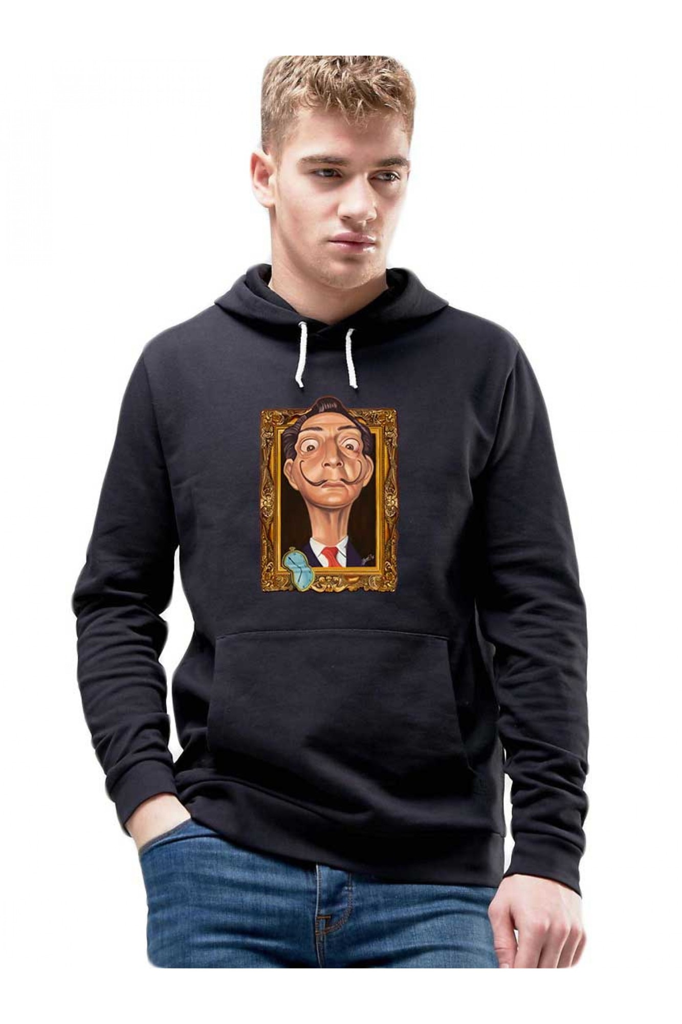 Hanorac Barbati Negru - Dali - Frame