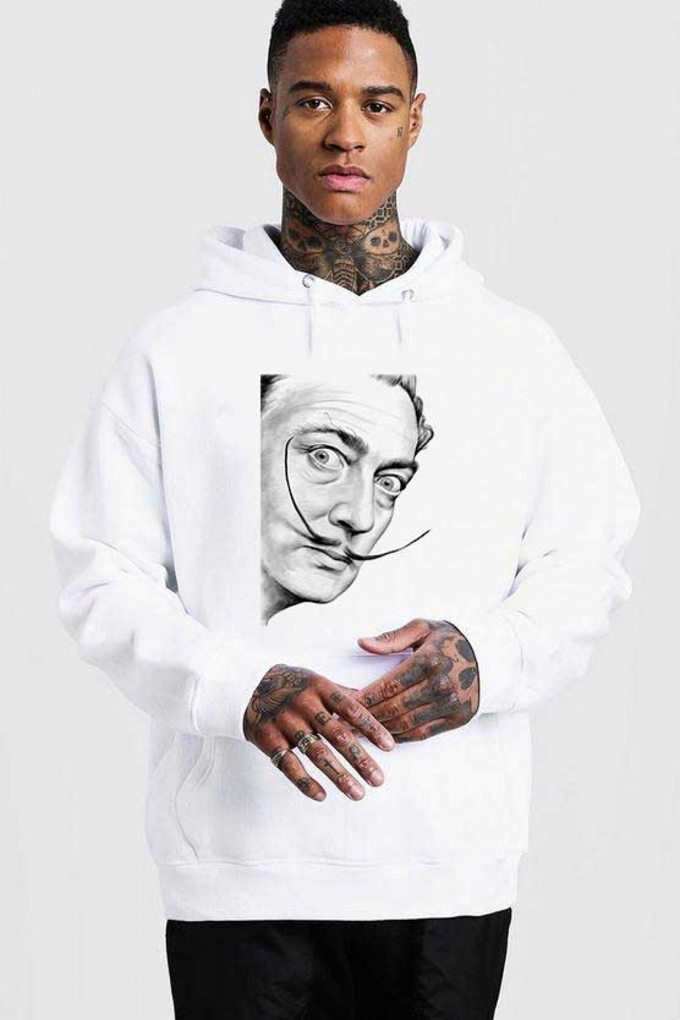 Hanorac Barbati Alb - Dali - Portret