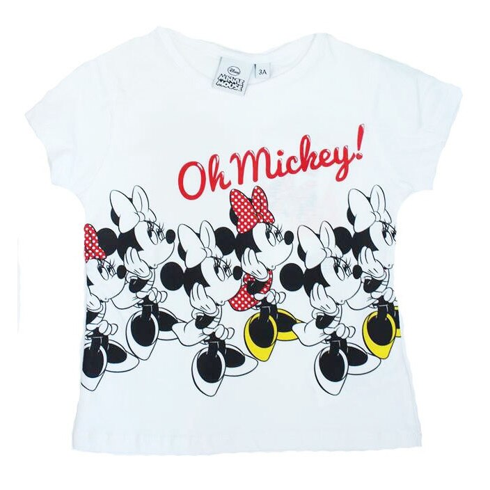 Tricou Disney Oh Mickey alb