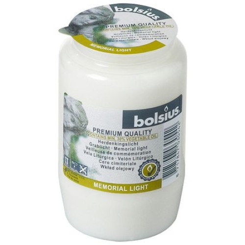 Candela rezerva Bolsius Nr.3 alb 55 ore