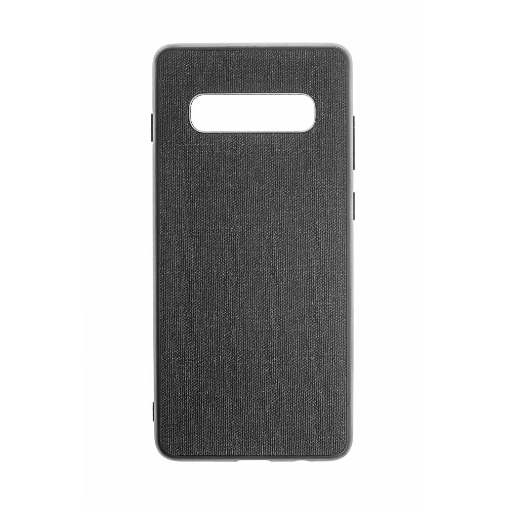 Husa Samsung S10+ Plus, Fabric, culoare negru, textila
