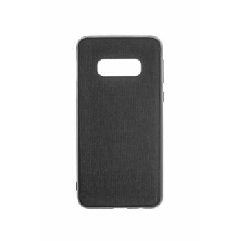 Husa Samsung S10e, Fabric, Negru, Textil Husa Samsung S10e, Fabric, Negru, Textil