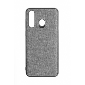Husa Samsung A8S, Fabric, culoare gri Husa Samsung A8S, Fabric, culoare gri