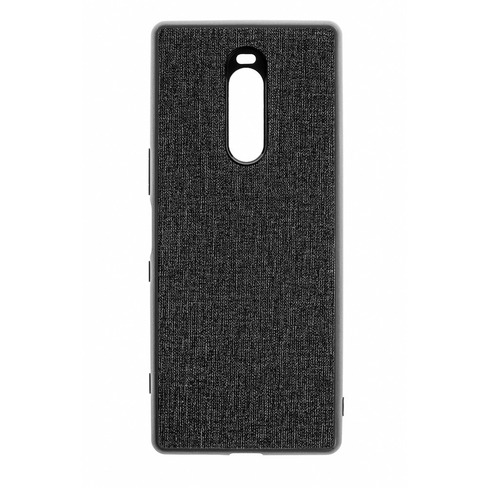 Husa Sony XZ4 / Xperia 1, Fabric, culoare negru