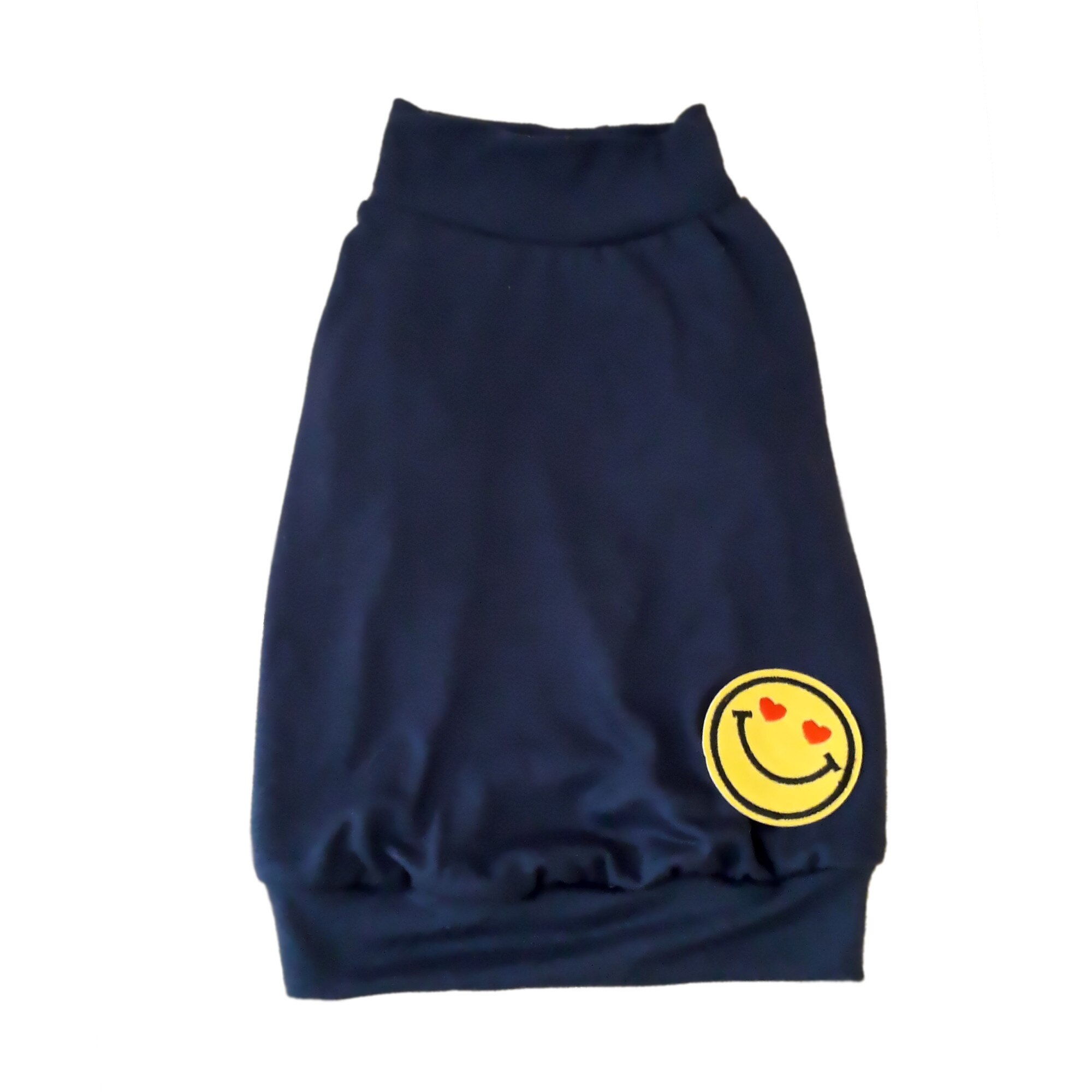 Tricou pentru caini si pisici Smiley , 25 cm , marime S