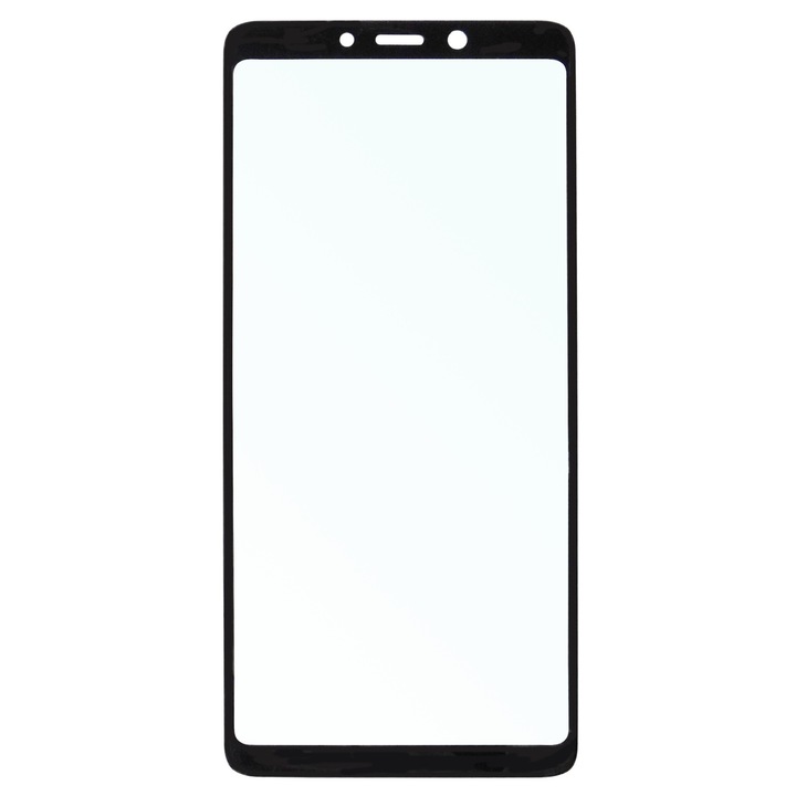6D Full Glue скрийн протектор стъклено фолио черни ръбове за Samsung Galaxy A9 2018 (SM-A920F)